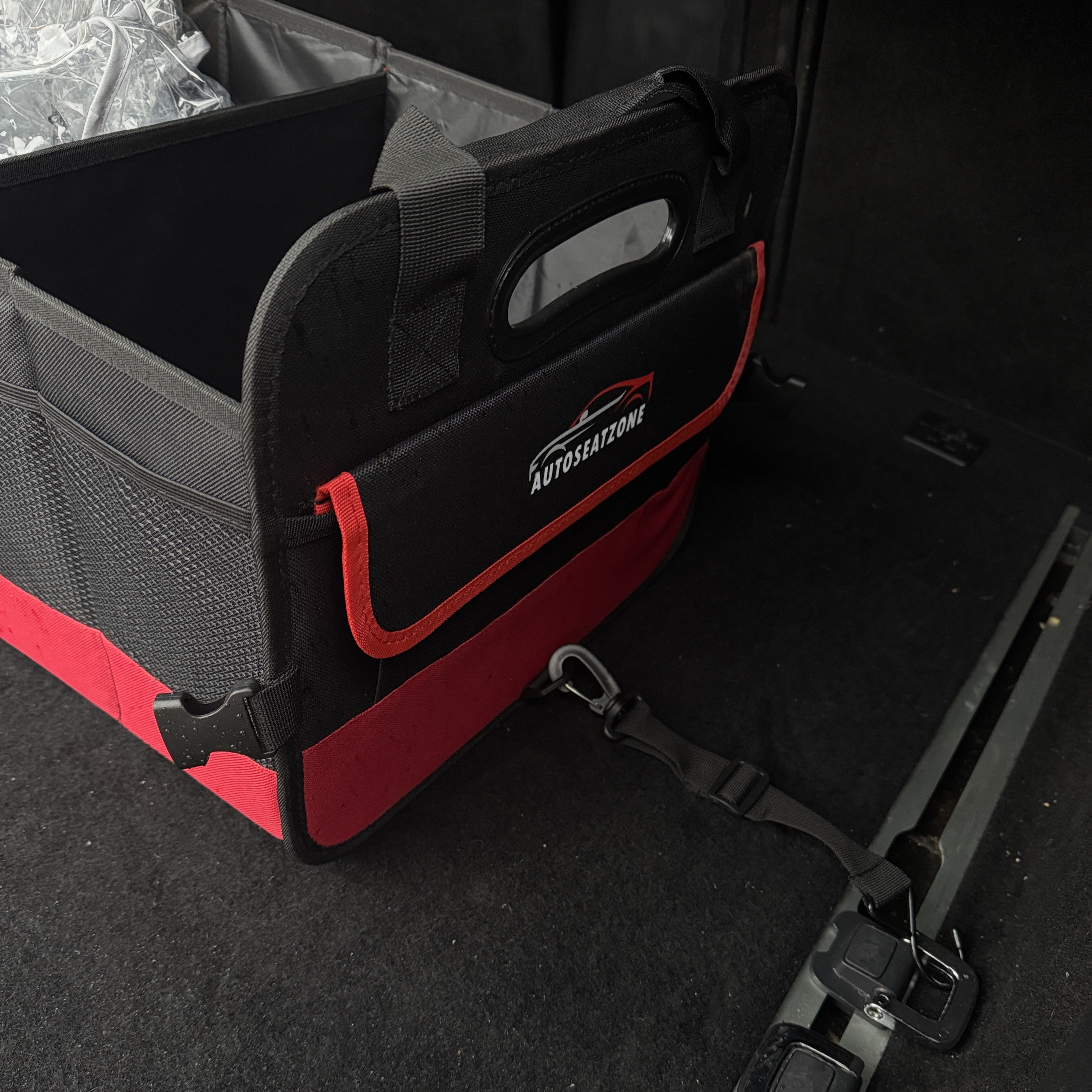 Heavy-Duty Boot Storage Organiser – Foldable Trunk Cargo Organizer