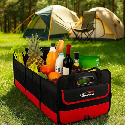 Heavy-Duty Boot Storage Organiser – Foldable Trunk Cargo Organizer