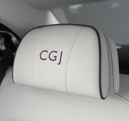 Initials or Logo Embroidery - Auto Seat Zone