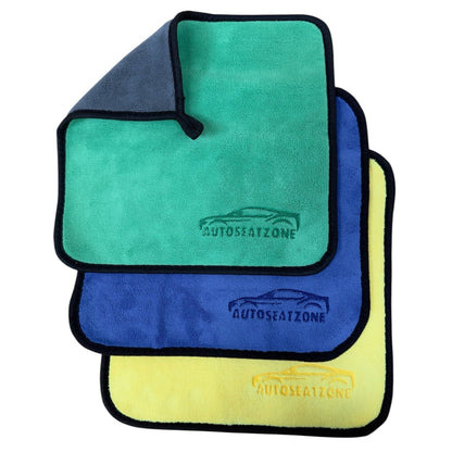 Premium 800GSM Microfiber Towels (3pc/6pc/9pc Per Set) - Auto Seat Zone