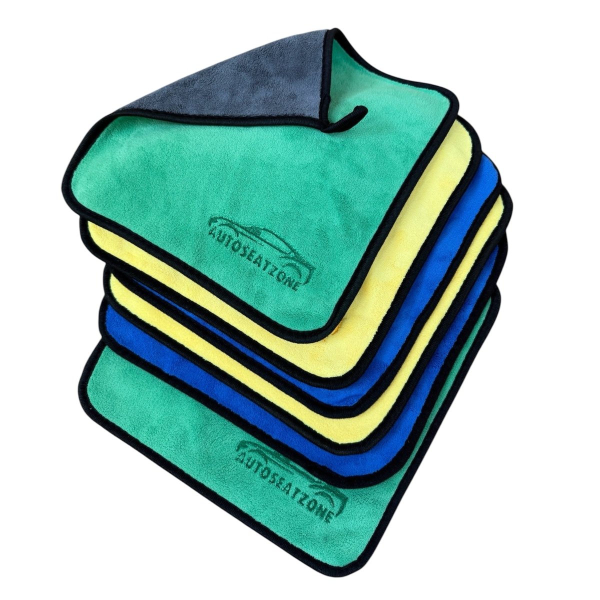 Premium 800GSM Microfiber Towels (3pc/6pc/9pc Per Set) - Auto Seat Zone