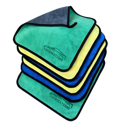 Premium 800GSM Microfiber Towels (3pc/6pc/9pc Per Set) - Auto Seat Zone